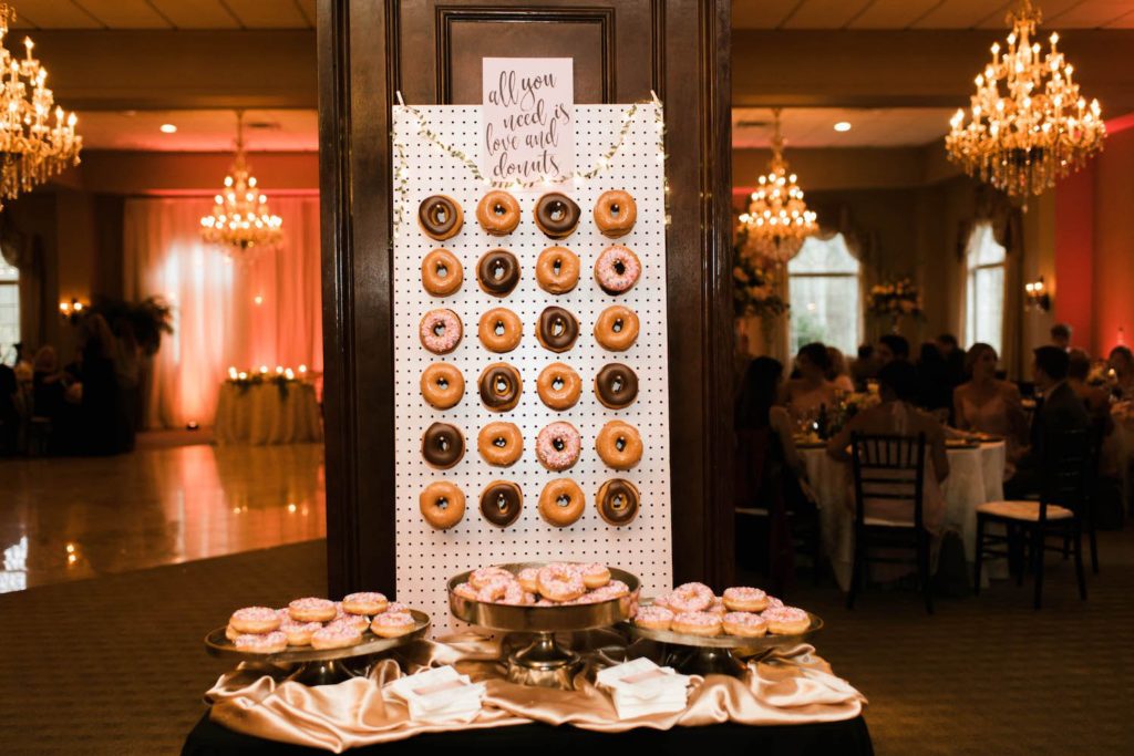 Floral-Filled Ceremony With Donut Bar Reception, Featured on Aisle Planner, ShelbyRae Photographs, Pink Wedding Inspiration, Pink Marble Mansion, Tate House
